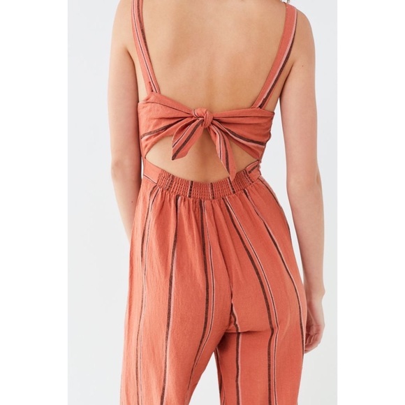 Urban Outfitters Pants - URBAN OUTFITTERS Ashley Button-Down Linen Jumpsuit